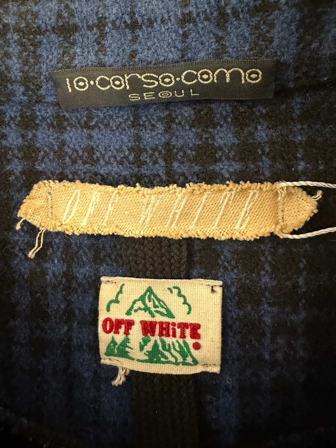 15FW 오프화이트 플란넬 셔츠 자켓 상품이미지4