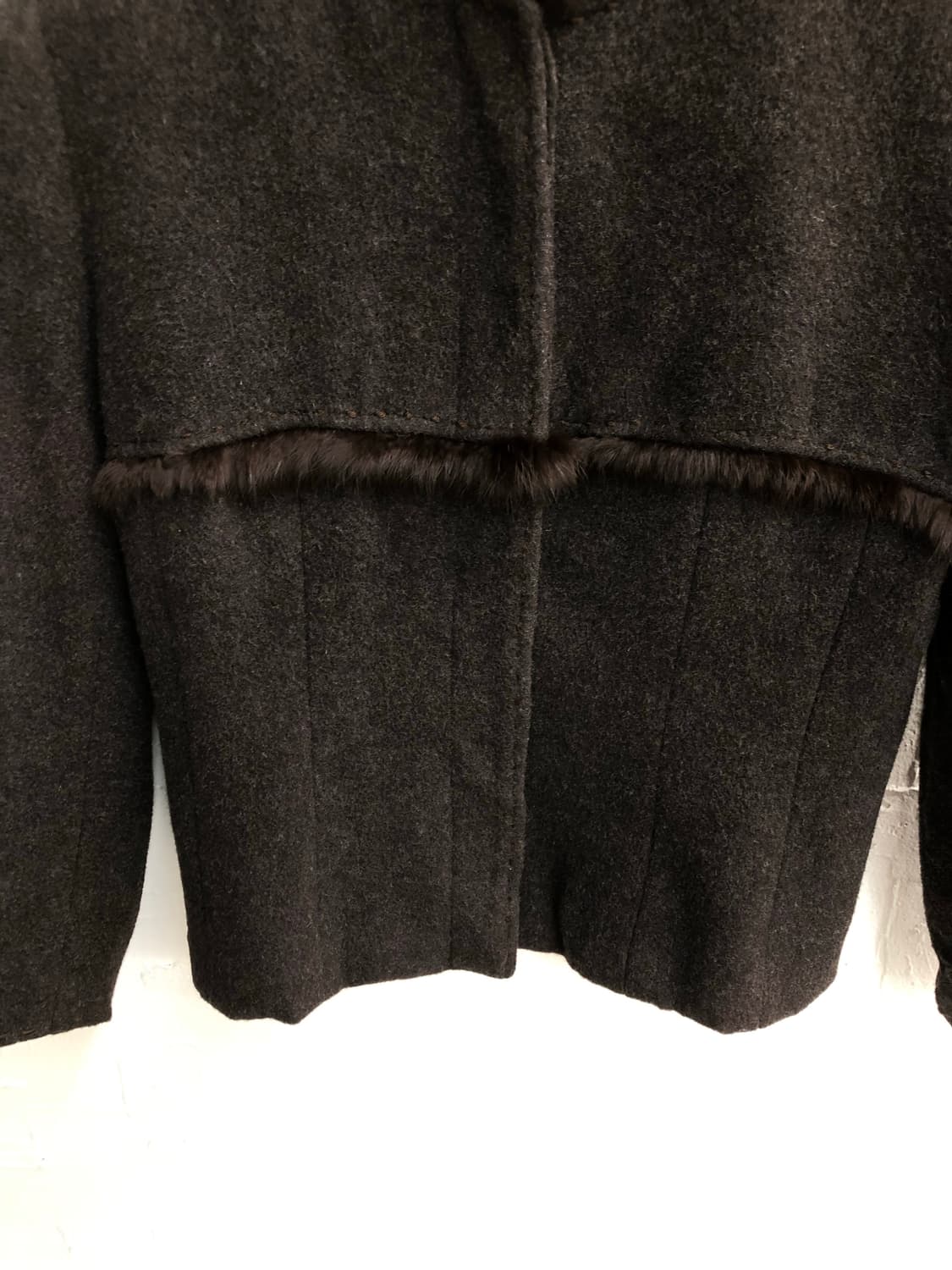 fur point wool jacket 상품이미지5