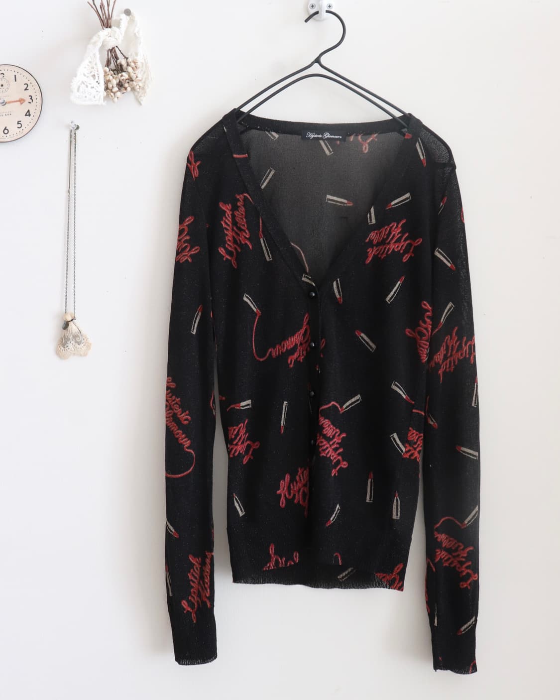 [Hysteric Glamour] Logo Sheer Cardigan 상품이미지9
