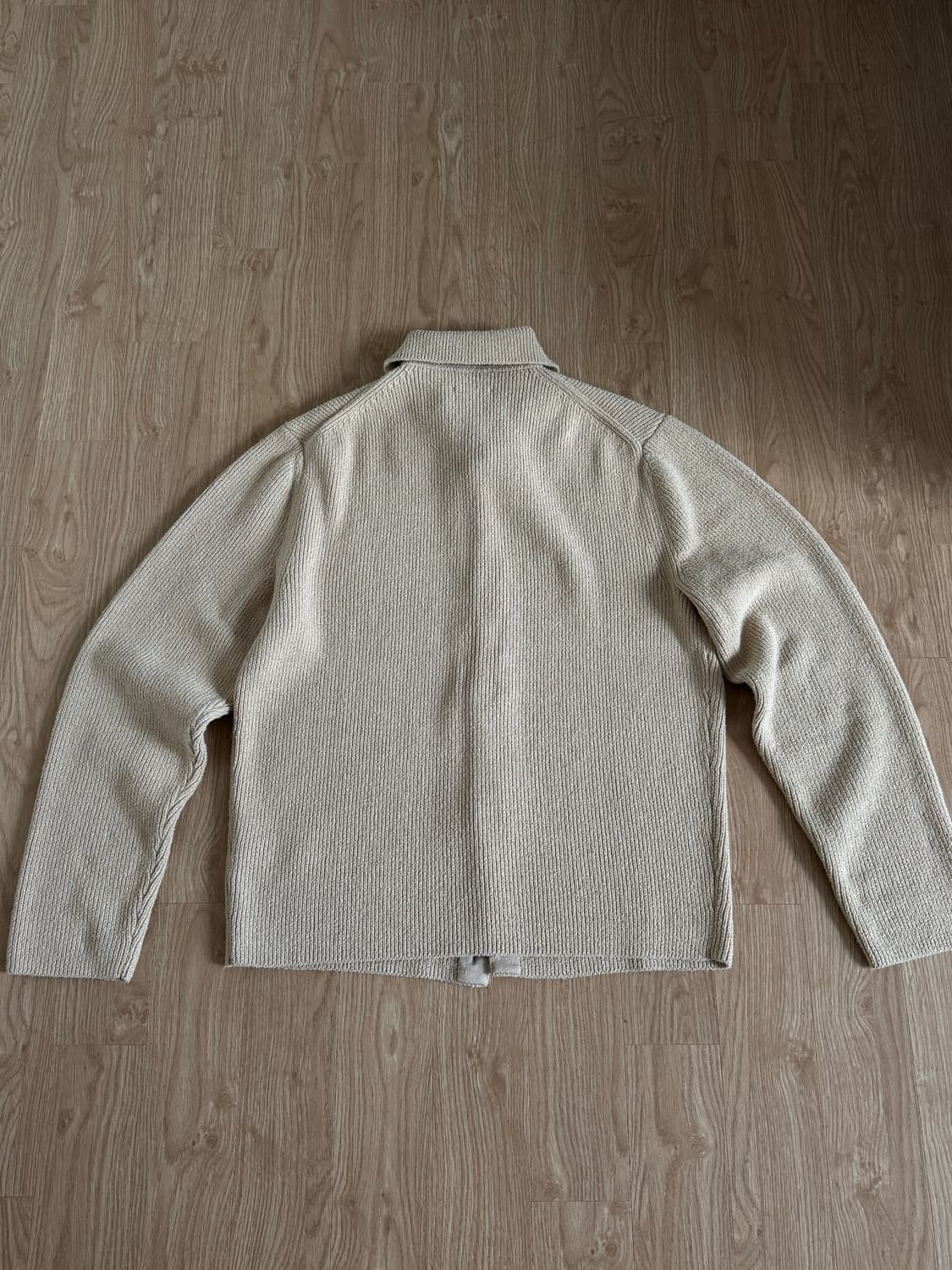 COS 코스 부클레 니트 가디건 베이지 L 팔아요! 상품이미지2