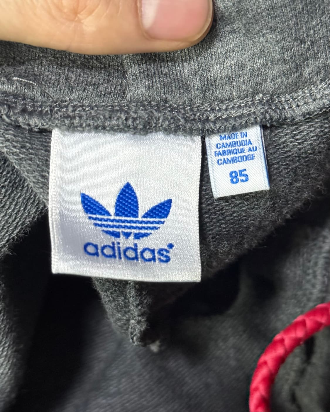 아디다스 삼선 핫팬츠 숏츠 반바지 차콜 핑크 xs 갸루 로리걸 고스 펑크 상품이미지6