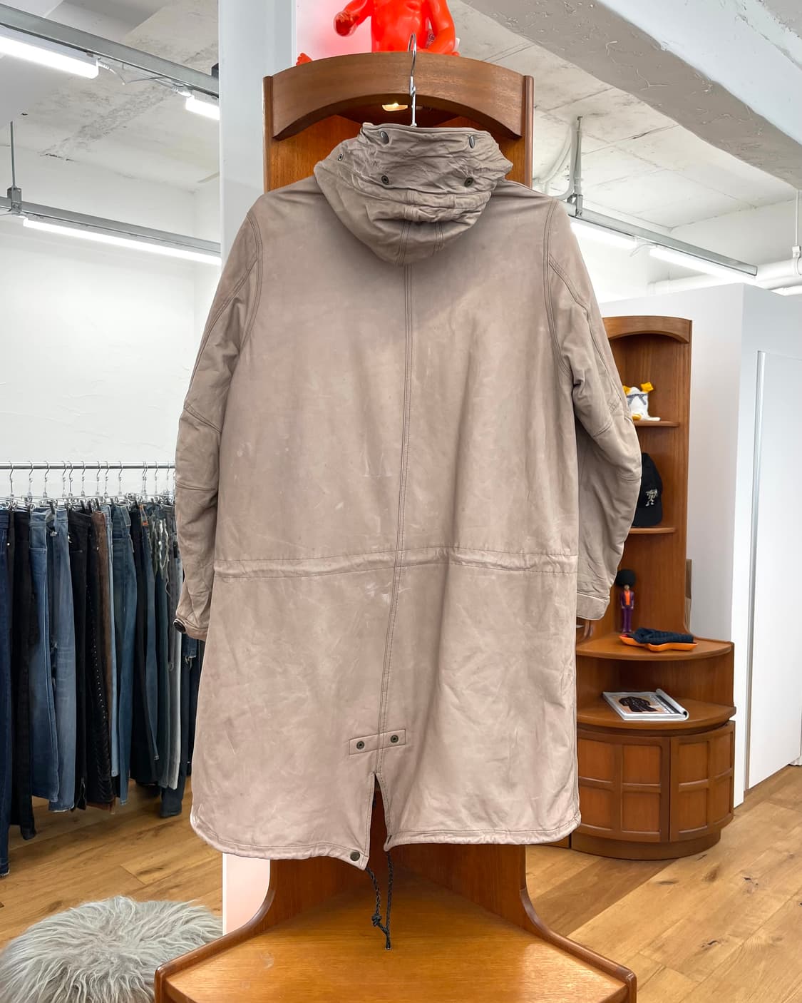 sisii 레더 피쉬테일 파카 상품이미지10