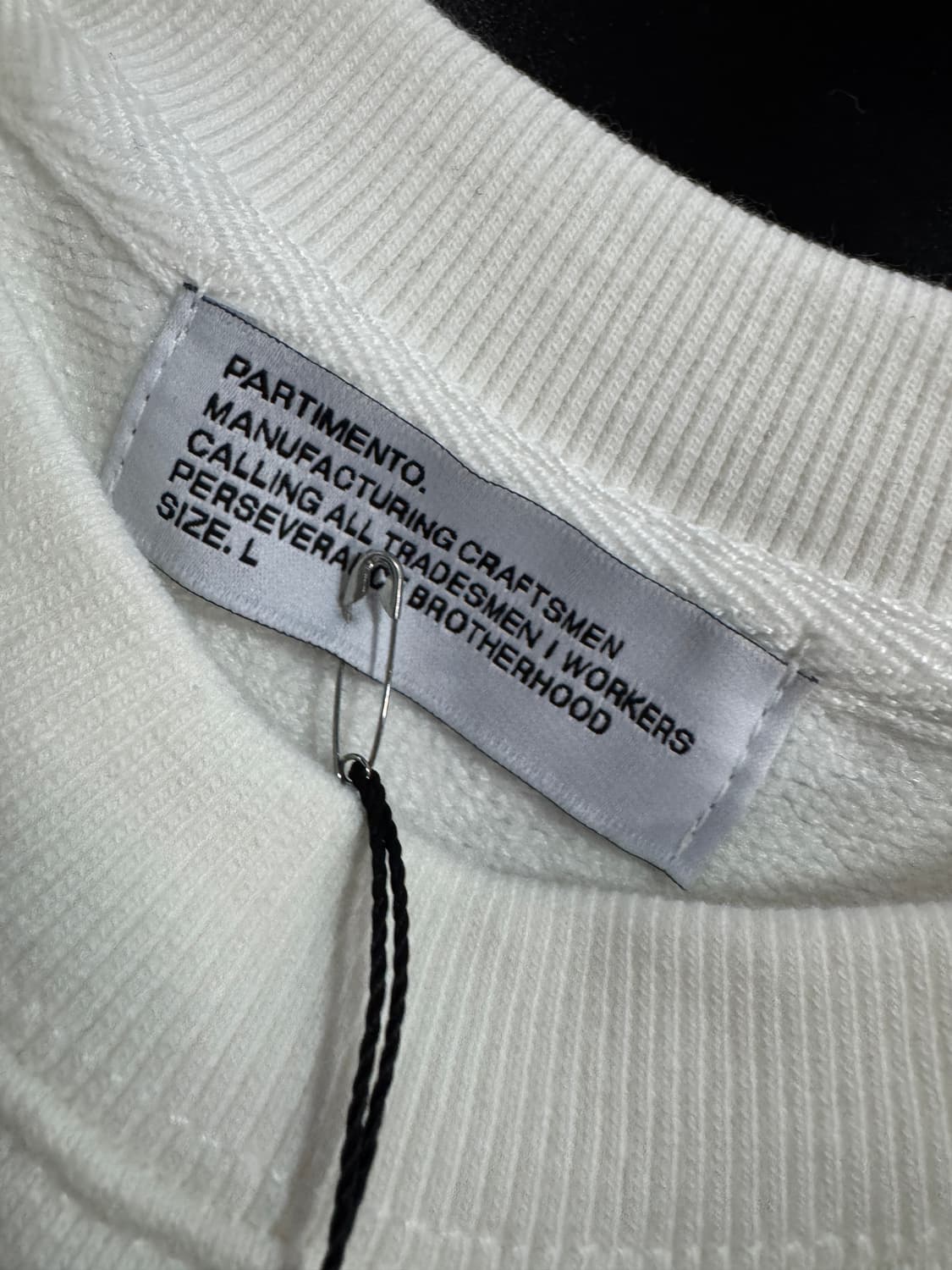 <새상품> 파르티멘토 빅 사이즈 프린팅 맨투맨 2XL~3XL 상품이미지3