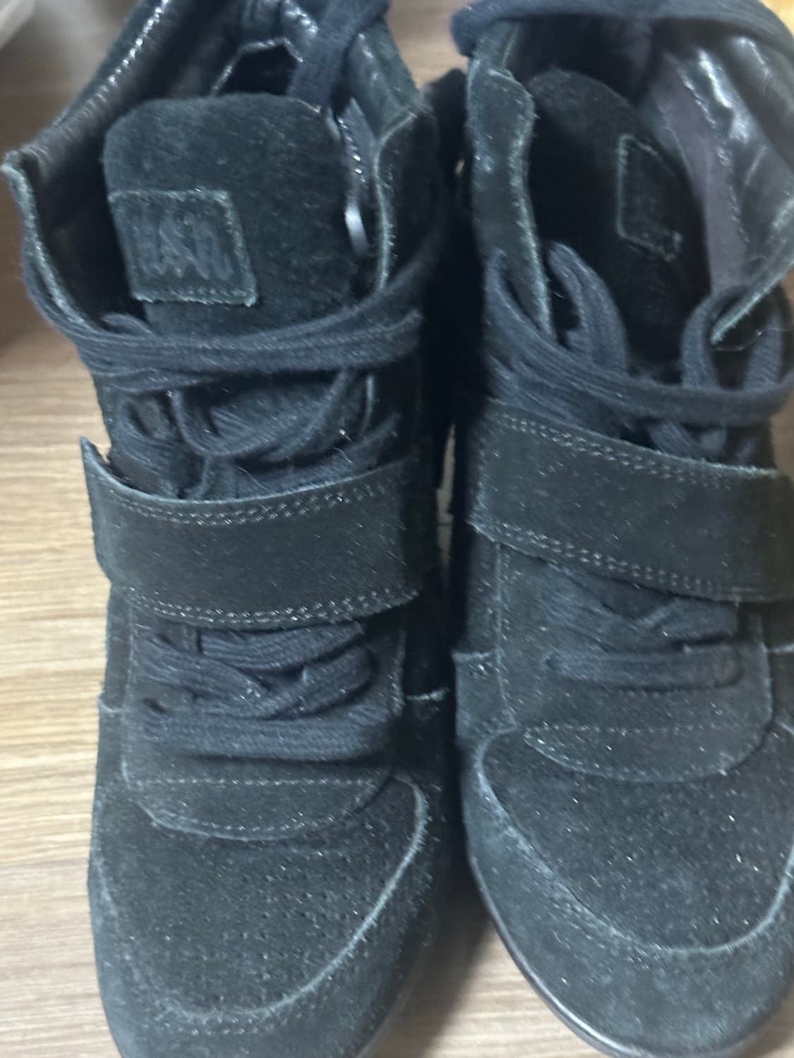 Ash 웨지스니커즈 블랙 상품이미지1