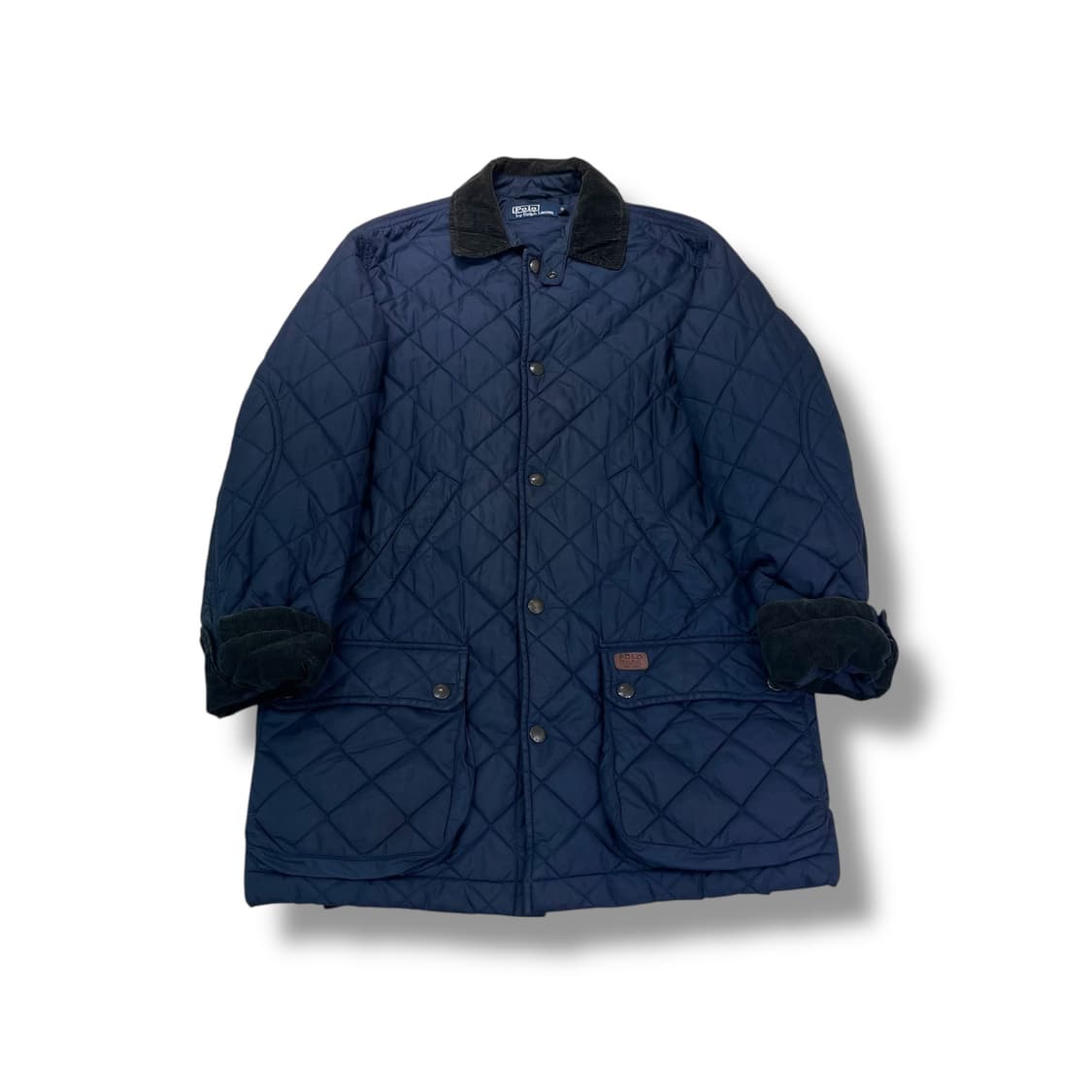 95 폴로랄프로렌 레더 패치 퀄팅 패딩 자켓 상품이미지1