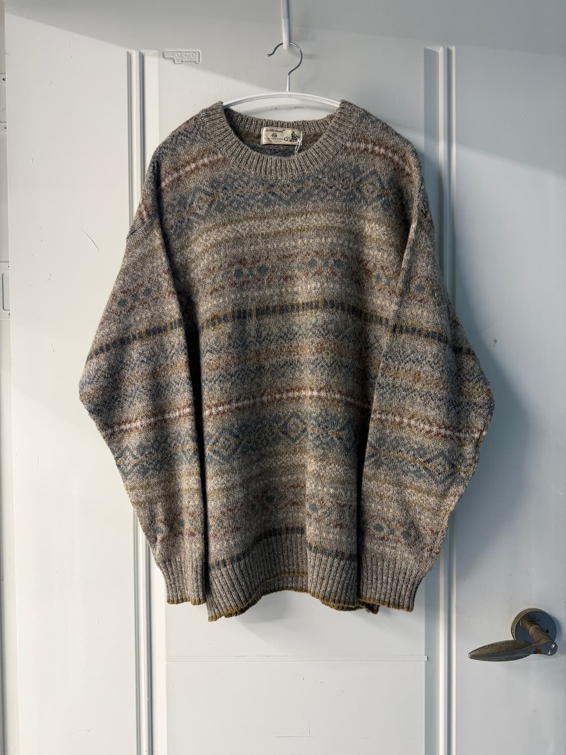 빈티지 노르딕 그레놀라코어 스웨터 상품이미지2