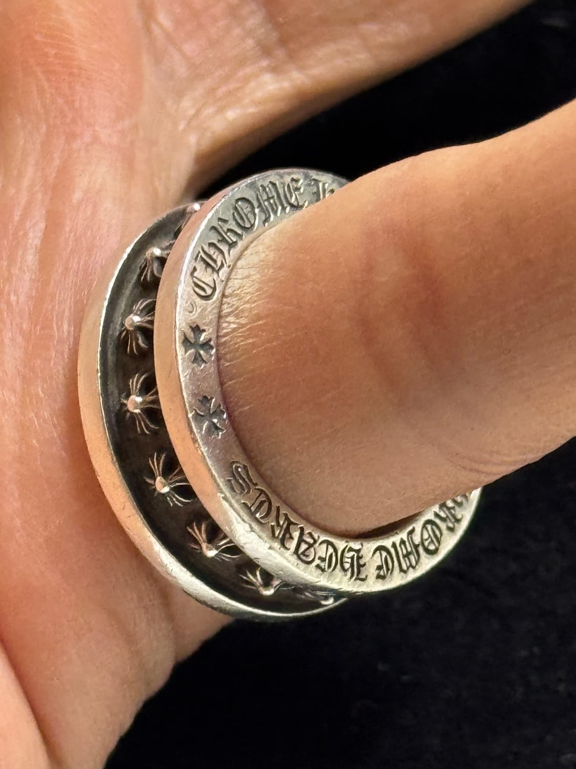 크롬하츠 미니 플러스링 US6 (청담) 상품이미지3