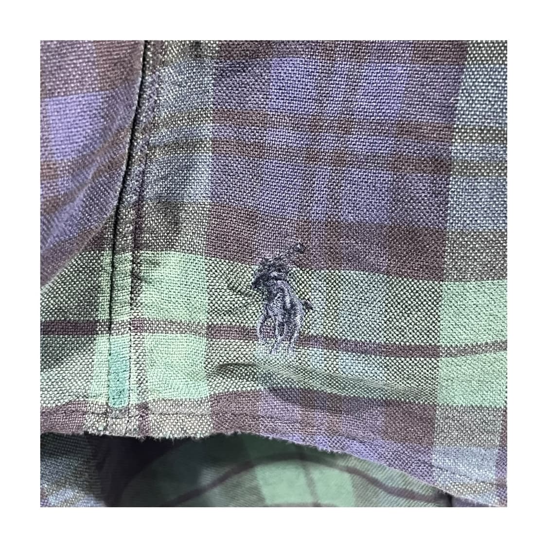 [POLO] 90s 폴로랄프로렌  the Big Oxford 체크 셔츠 상품이미지6