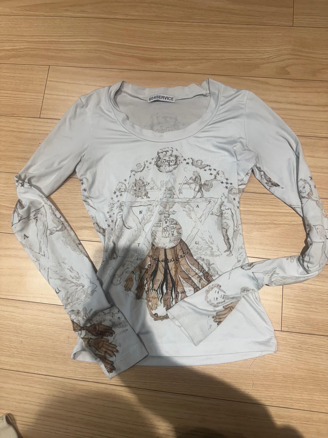 604 service 프린팅 롱슬리브 상품이미지1