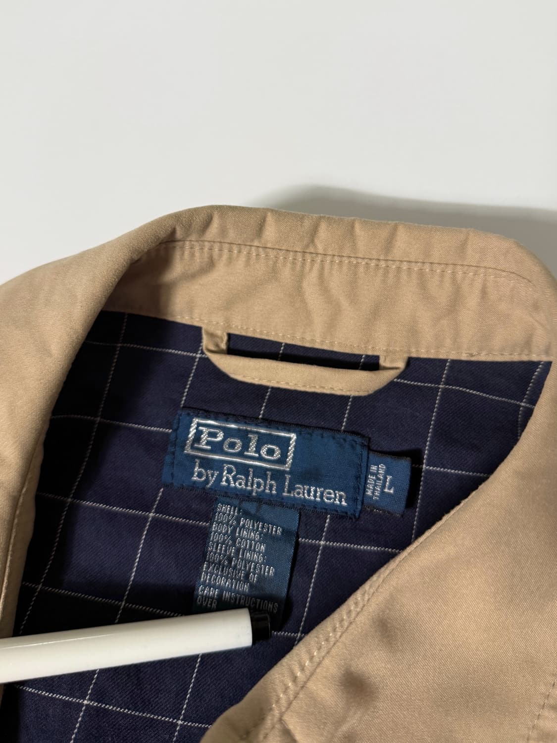 폴로 랄프로렌 루즈핏 베이지 폴리쉘 바이 스윙 자켓 상품이미지5