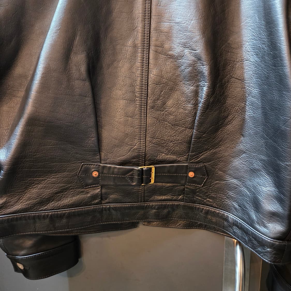 본쿠라 1st 홀스하이드 레더 자켓 (38) 상품이미지5