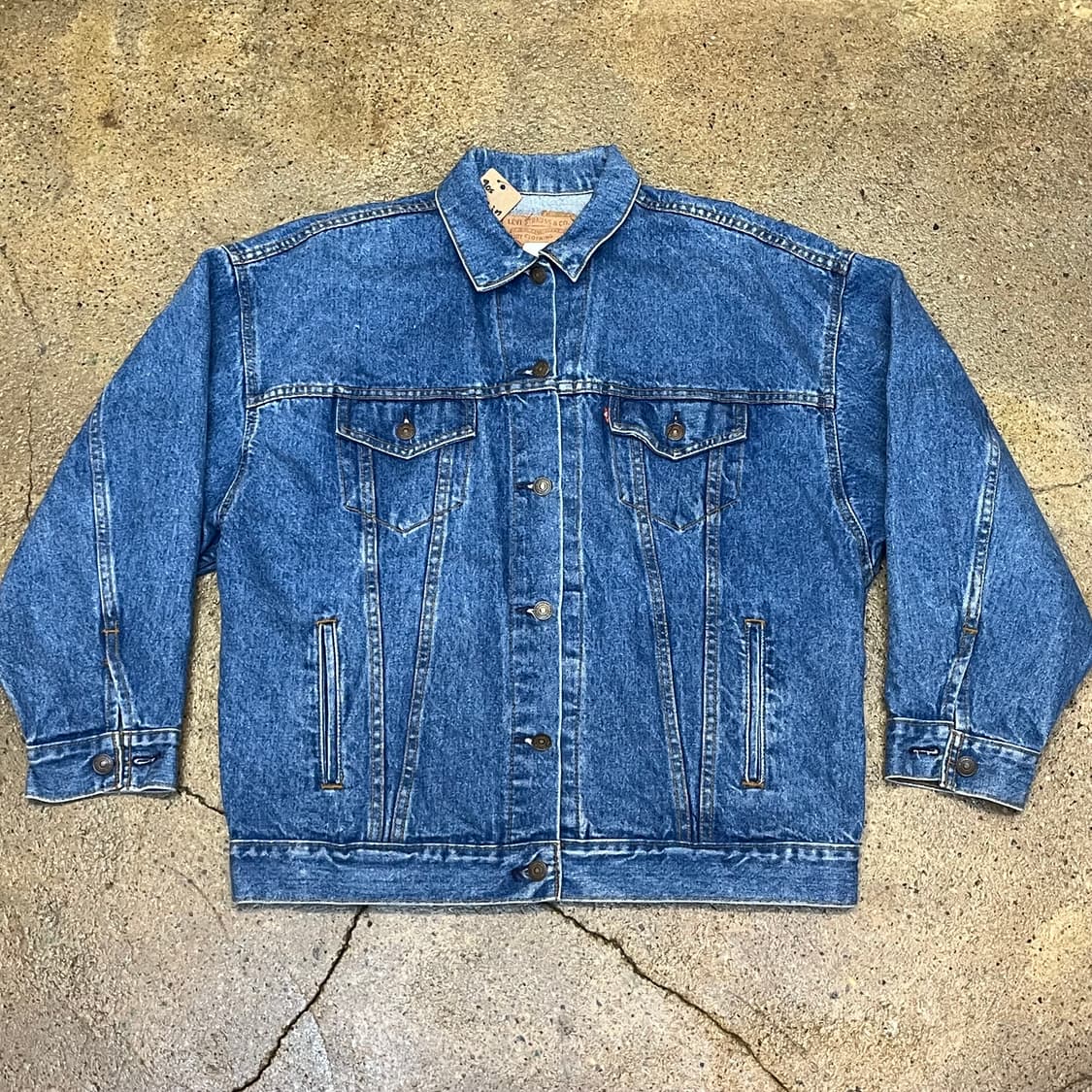 90s 미국빈티지 리바이스 데님 청자켓 상품이미지2