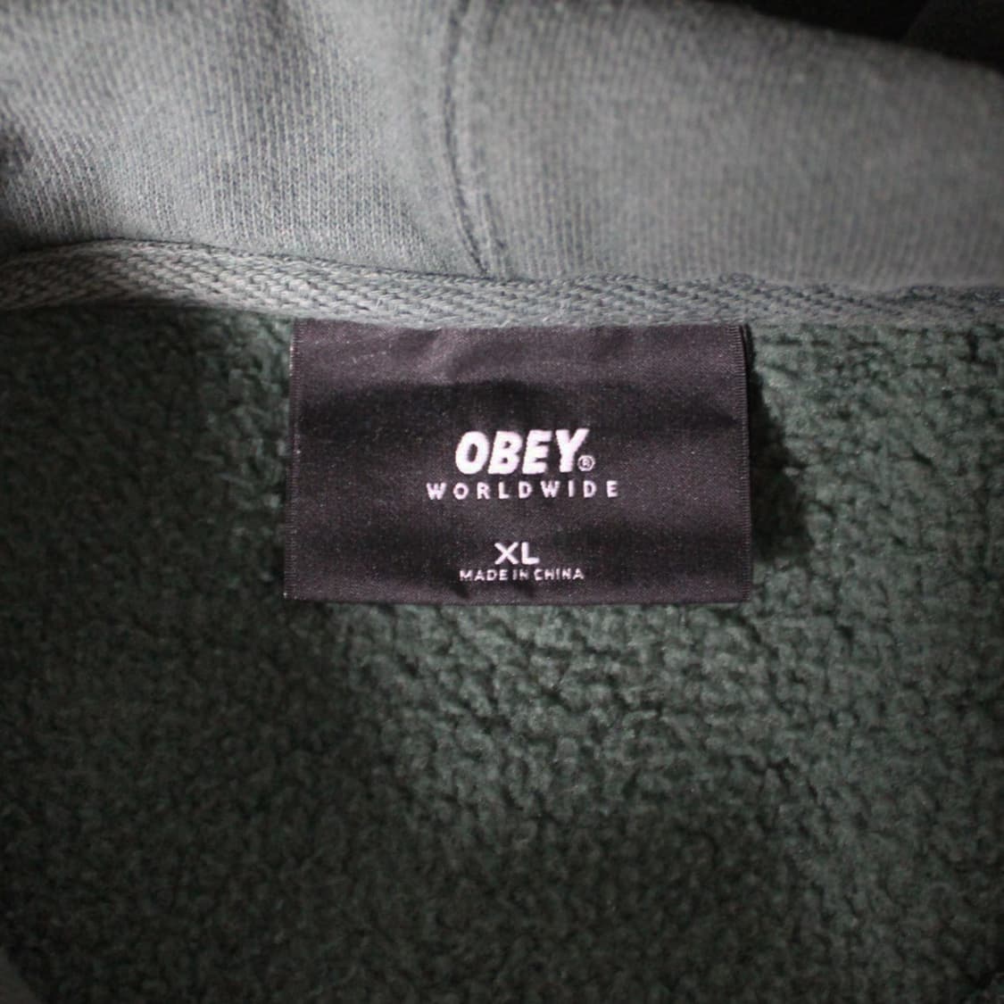 Obey 오베이 기모 그린 후드티  상품이미지4