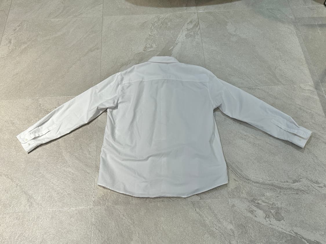 무신사스탠다드 릴렉스 핏 옥스포드 셔츠 화이트 XL 상품이미지3