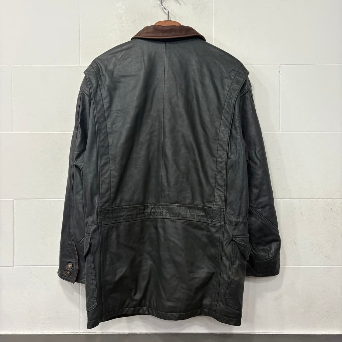콜보룩 빈티지 소가죽 카 코트 자켓 상품이미지6