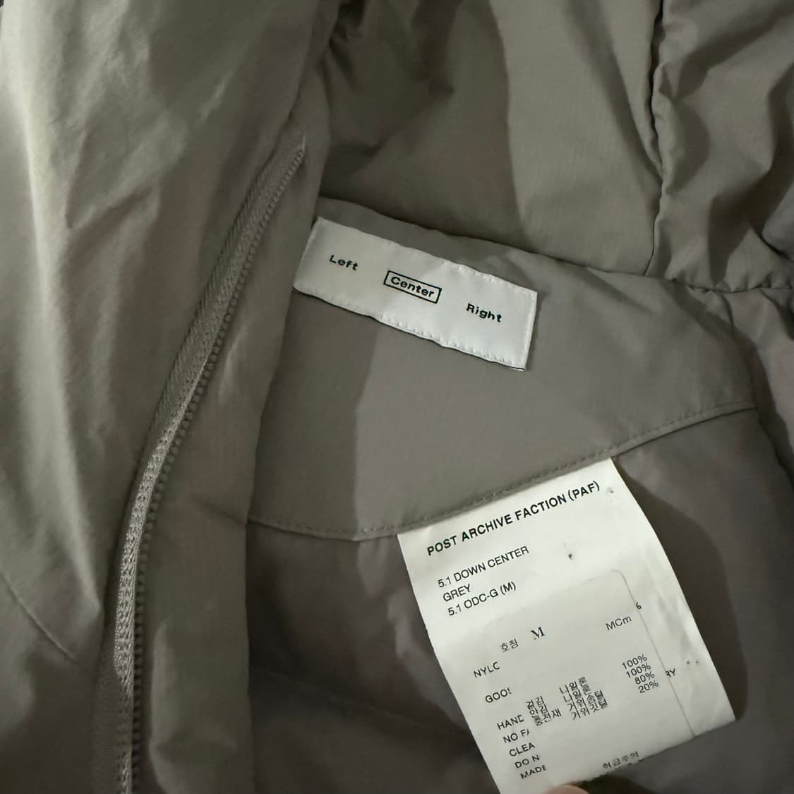 paf 5.1 센터 다운 패딩자켓 상품이미지4