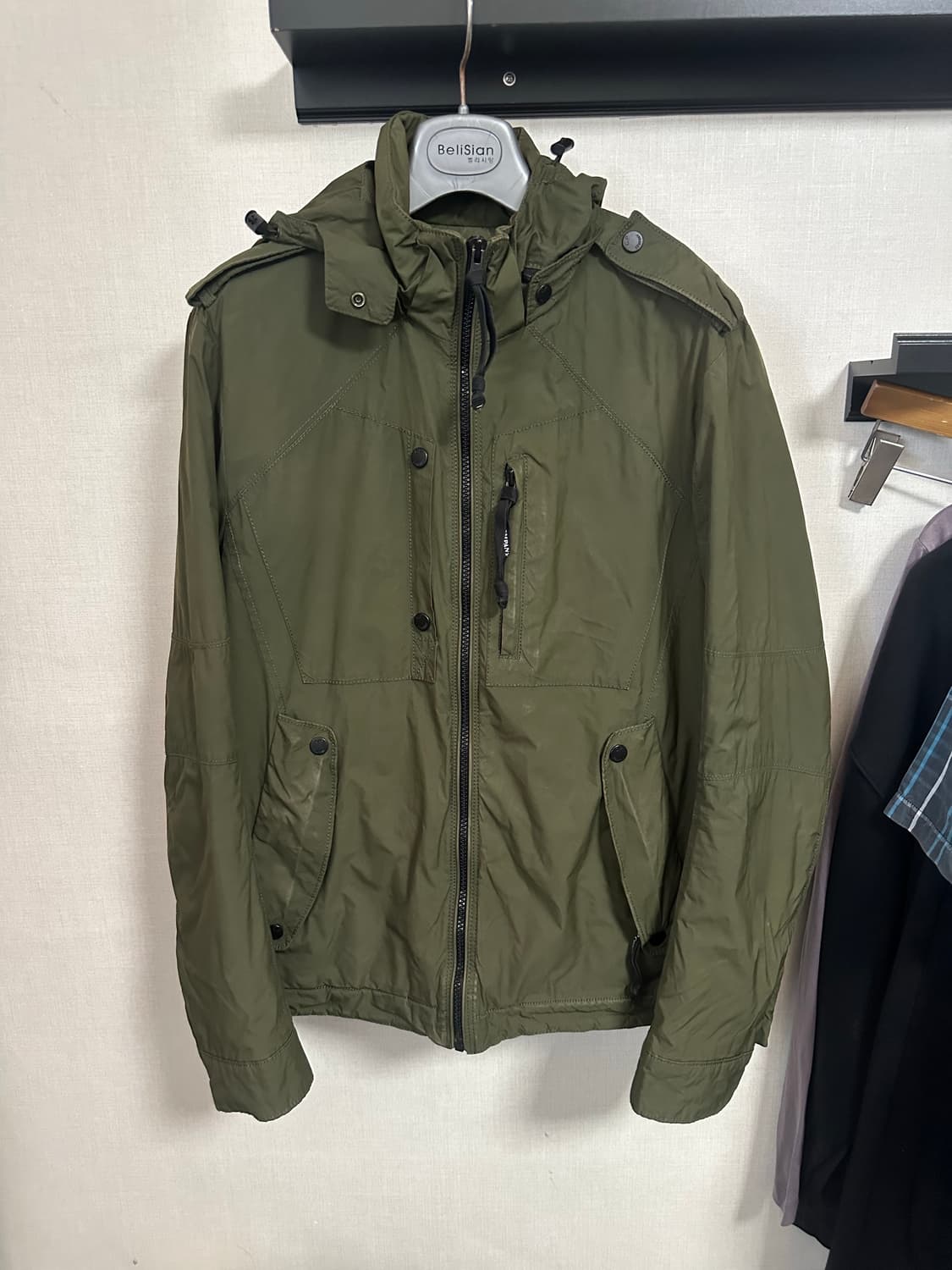 씨피컴퍼니 고글 후드 자켓 카키 100(95)정품 상품이미지2