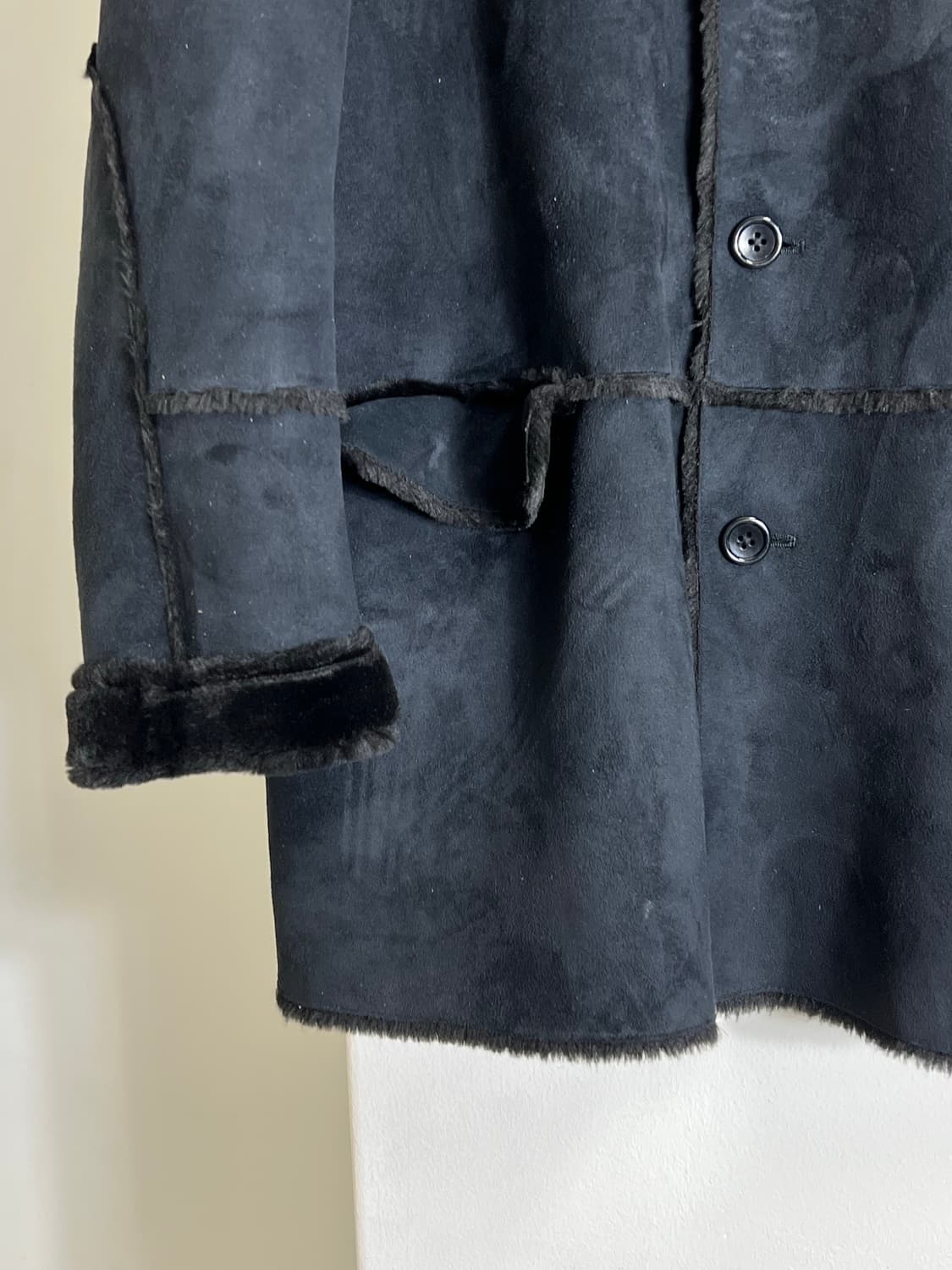 캘빈클라인 무스탕 코트 상품이미지5