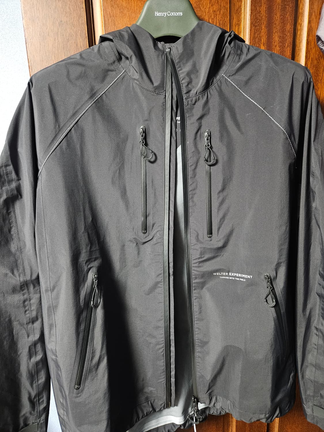 웰터익스페리먼트 바람막이 블랙 새상품 상품이미지1