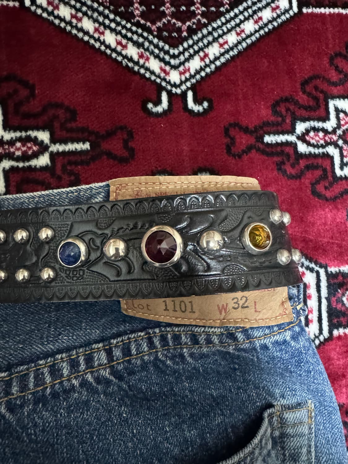 (w32) 웨어하우스 1101 2nd 워싱데님 상품이미지3