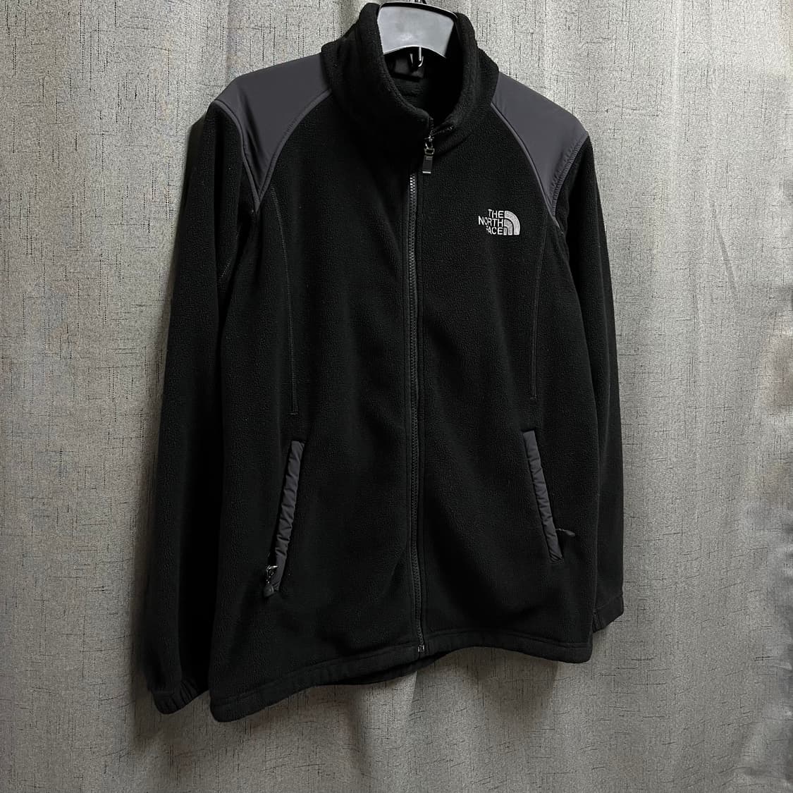 100 노스페이스 블랙 폴리스 플리스 집업자켓 상품이미지2