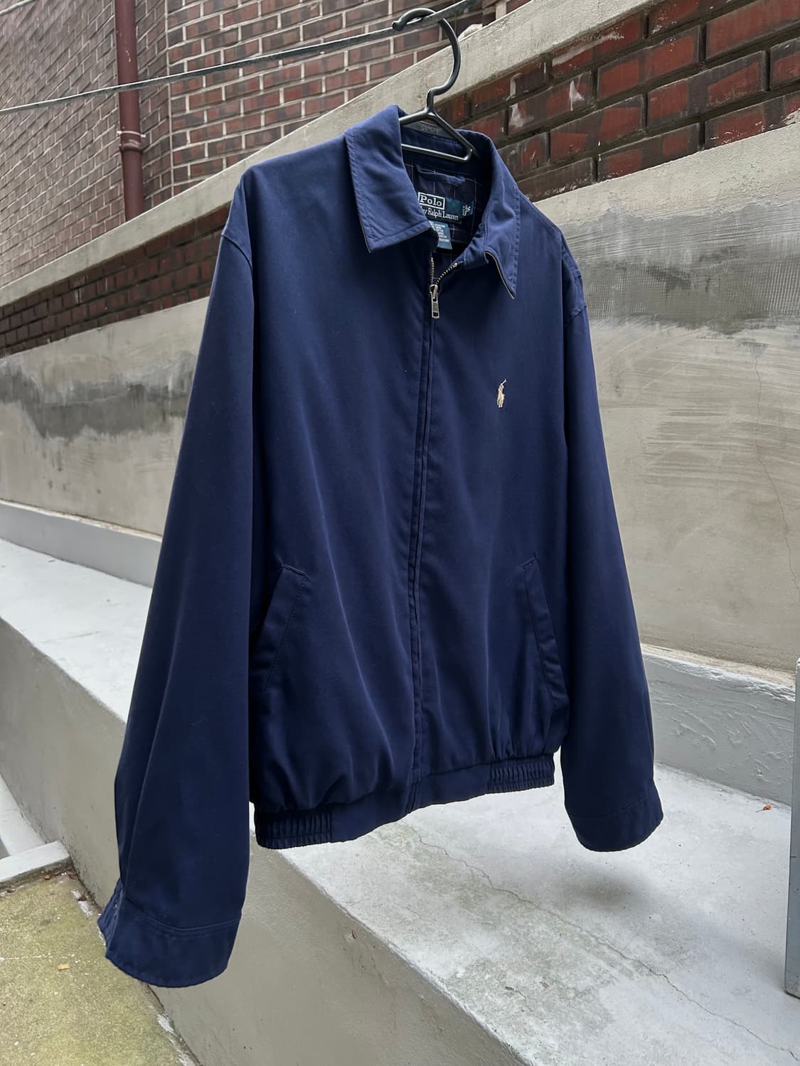 *rare* 빈티지 90s 폴로 네이비 해링턴 자켓 상품이미지2