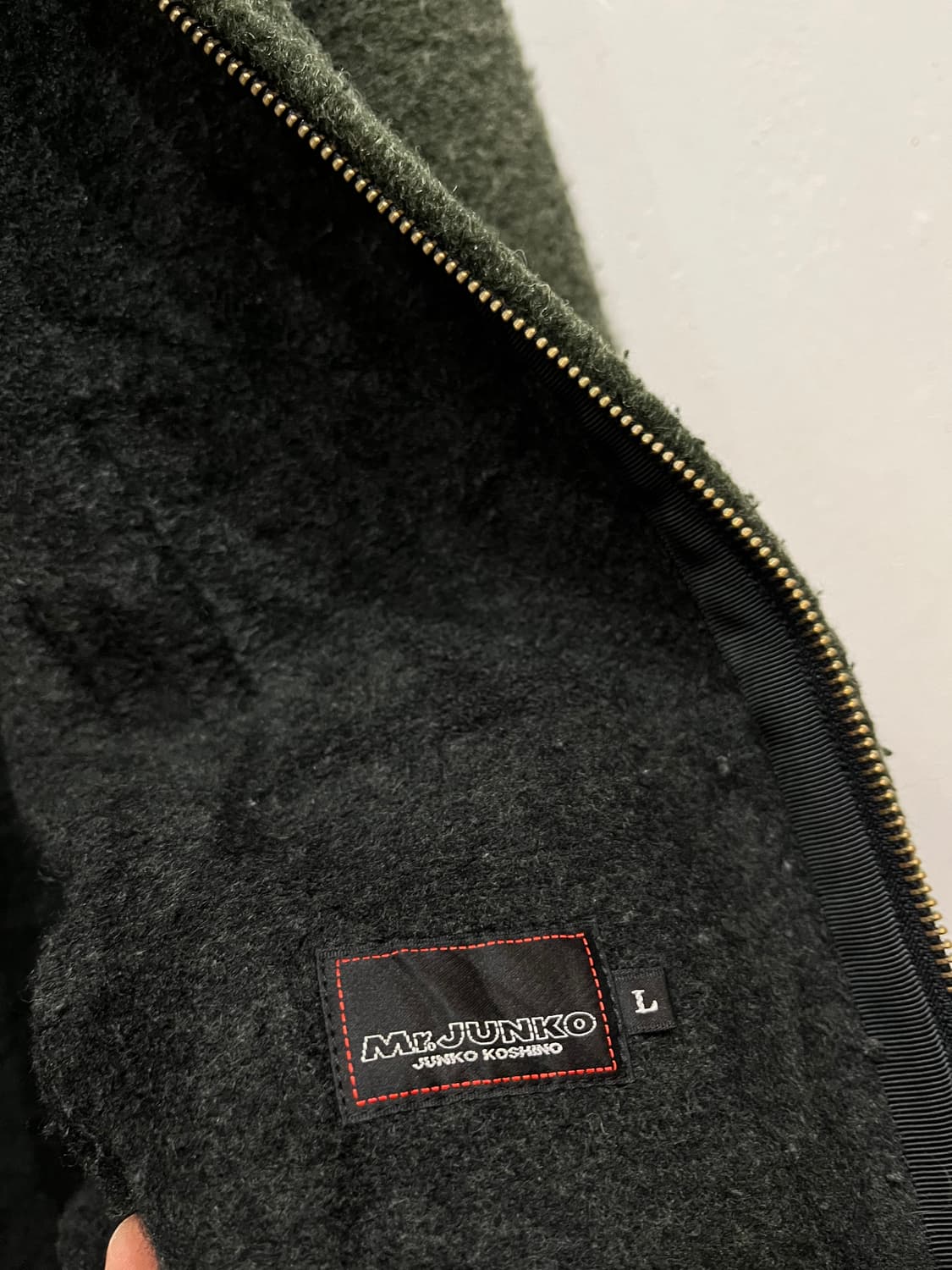 MR JUNKO by 준코 코시노 부클 후디 울자켓 상품이미지7