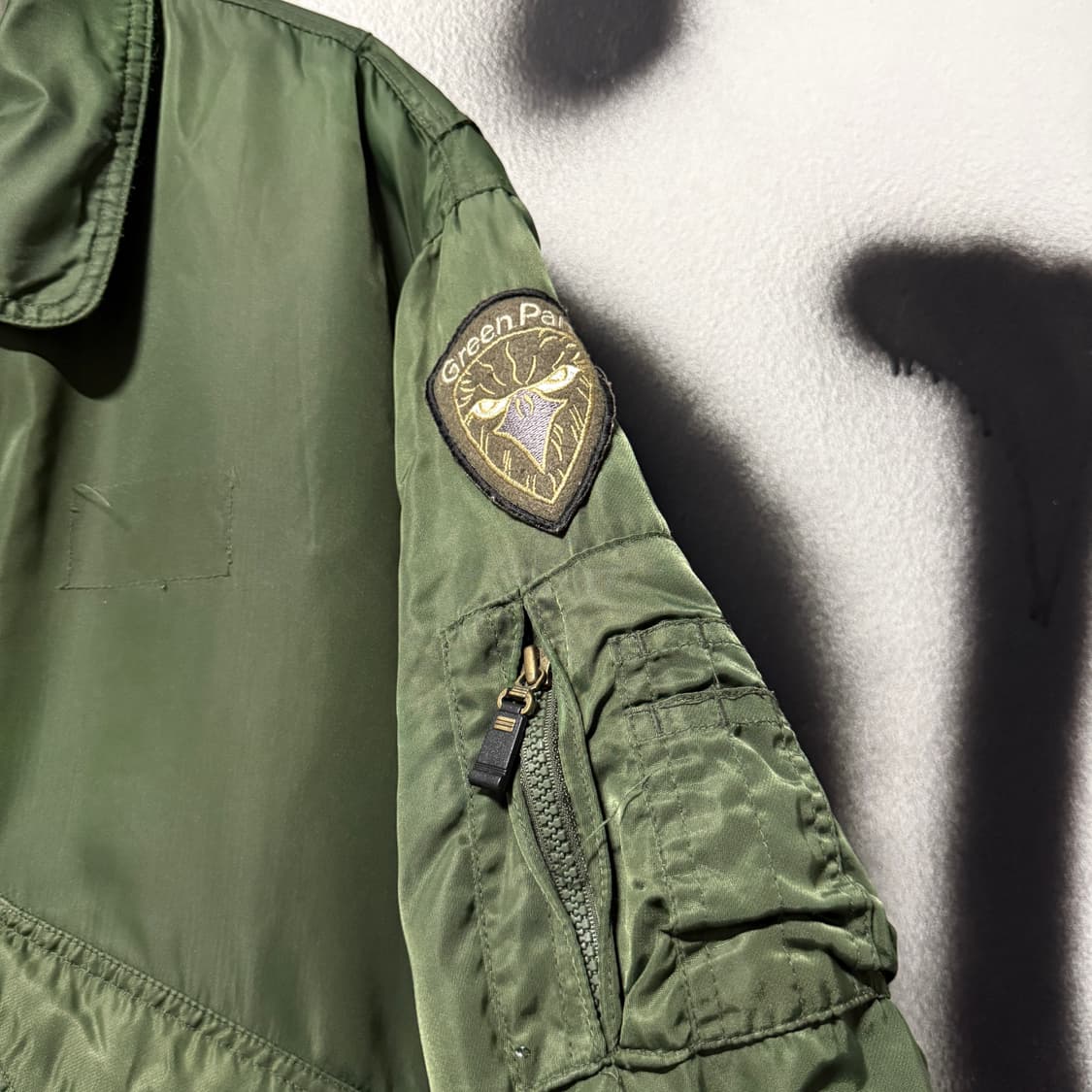 Green Park 빅사이즈 패치 디테일 Cwu 45p 플라이트 봄버자켓 상품이미지4