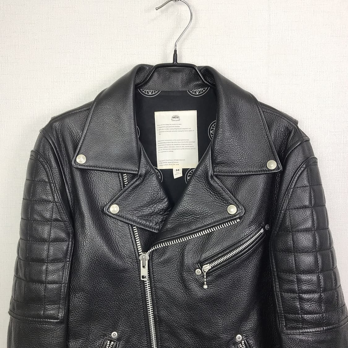 누드본즈 라이더 가죽 자켓 남성M (95) 상품이미지3