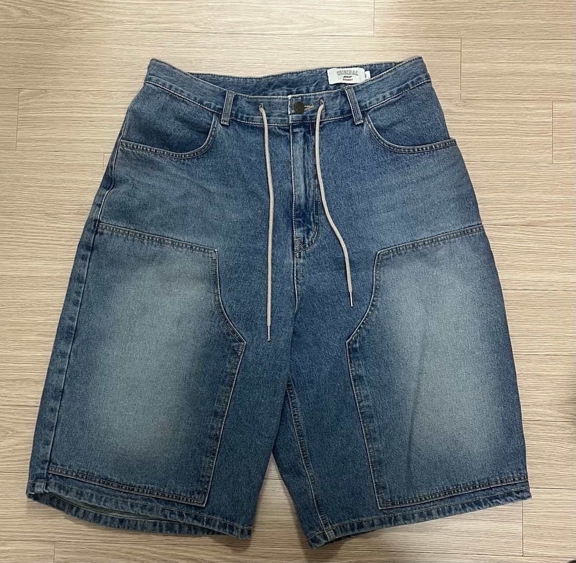 비에스래빗 데님 버뮤다 팬츠 상품이미지2