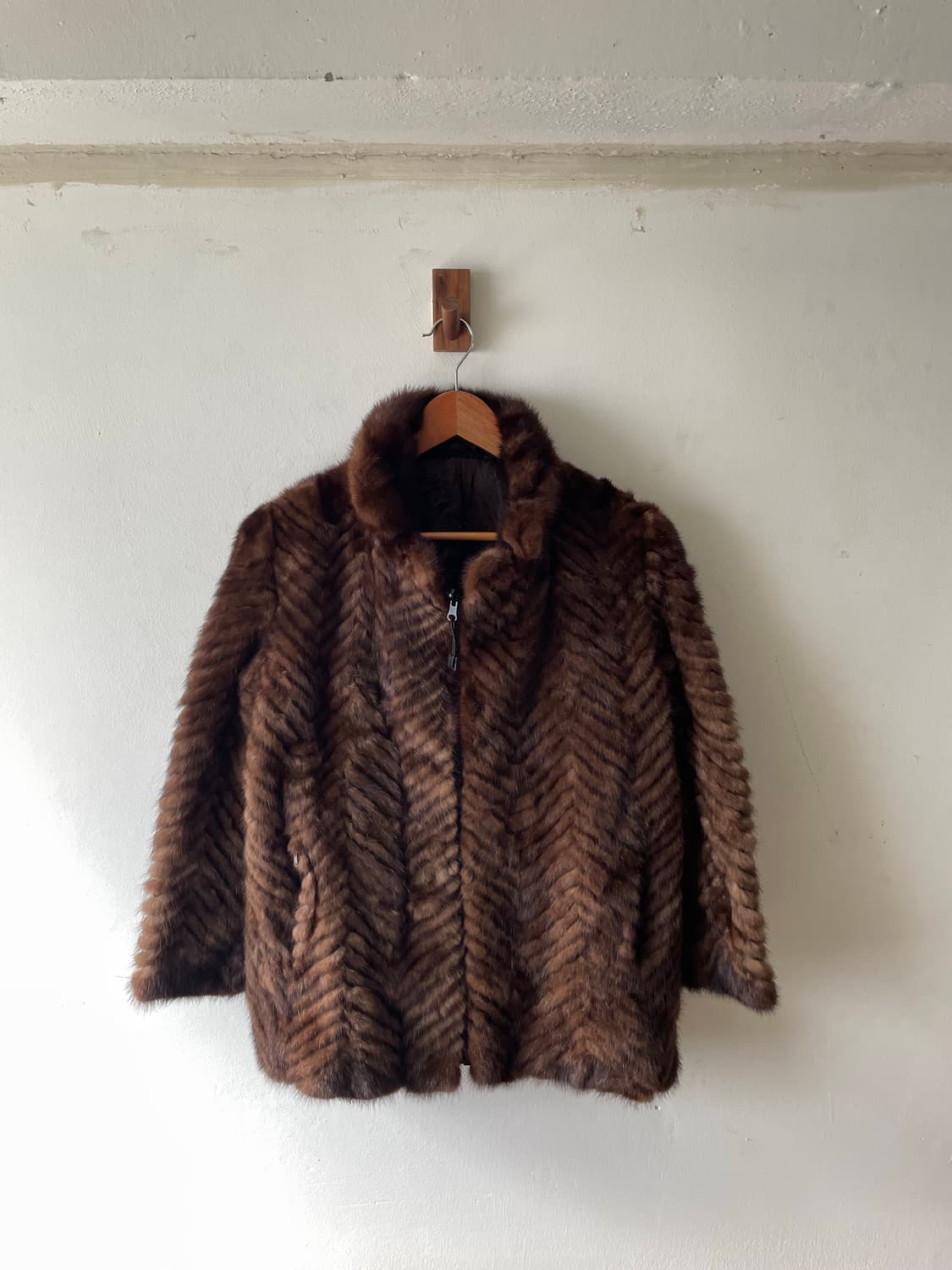 90's JPN Vintage Mink zip  상품이미지2