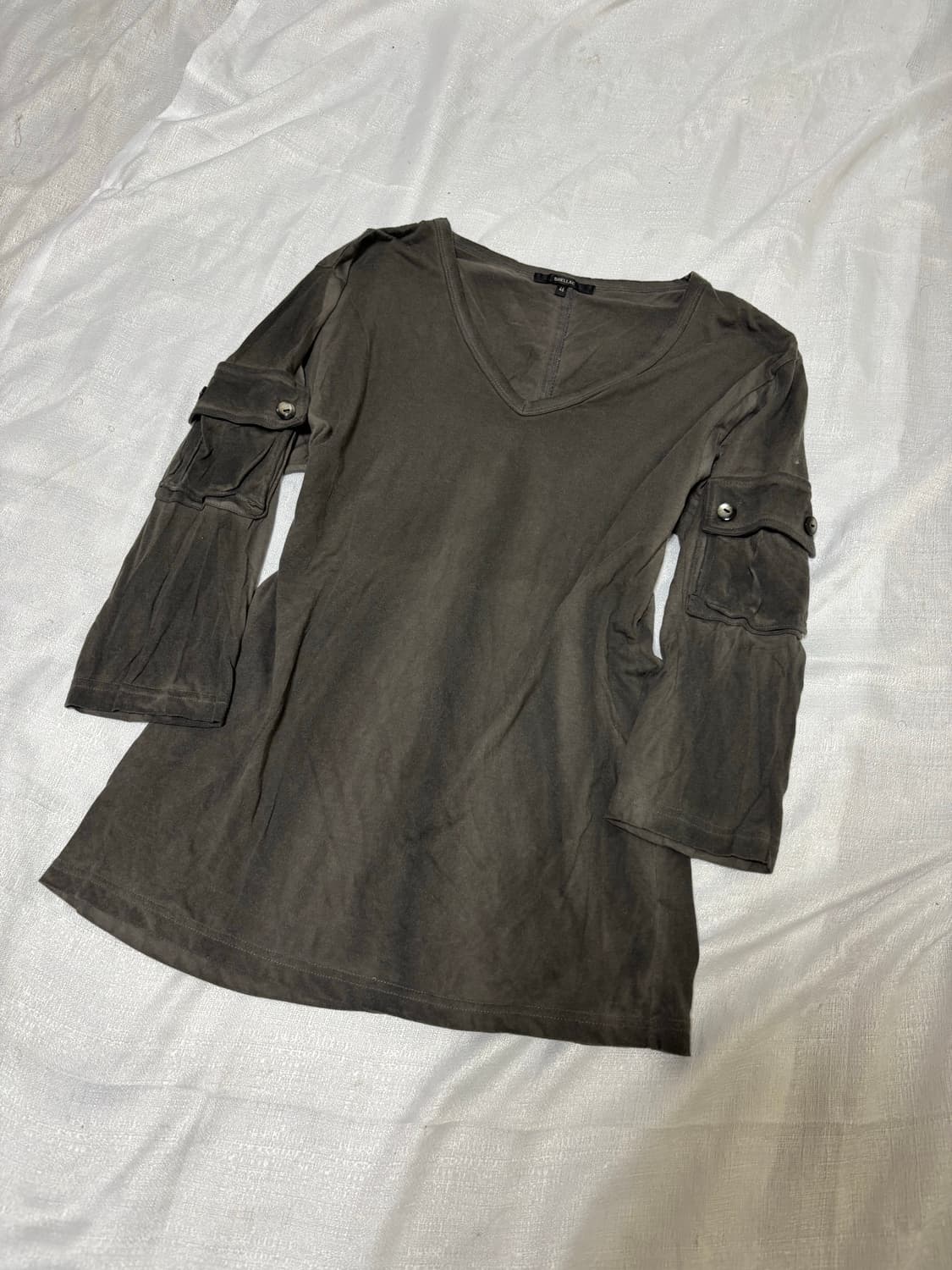 “Shellac” 00’s Washed Cargo Pocket Tee 상품이미지3