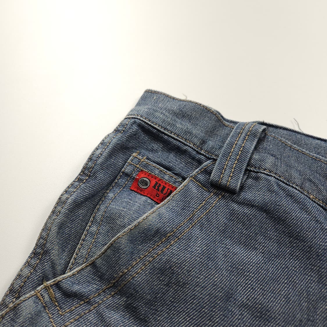 RUFF RYDERS 샴브레이 카펜터 데님 워크 팬츠 (M) 상품이미지4