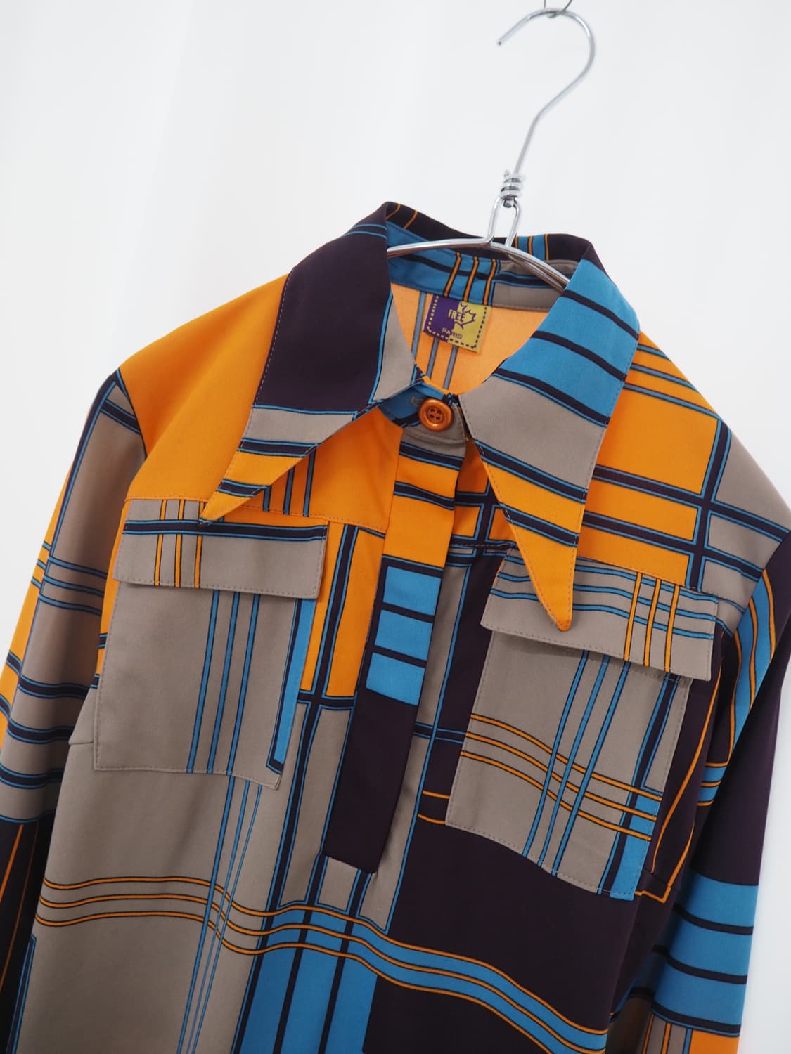 vintage butterfly collar top  상품이미지2