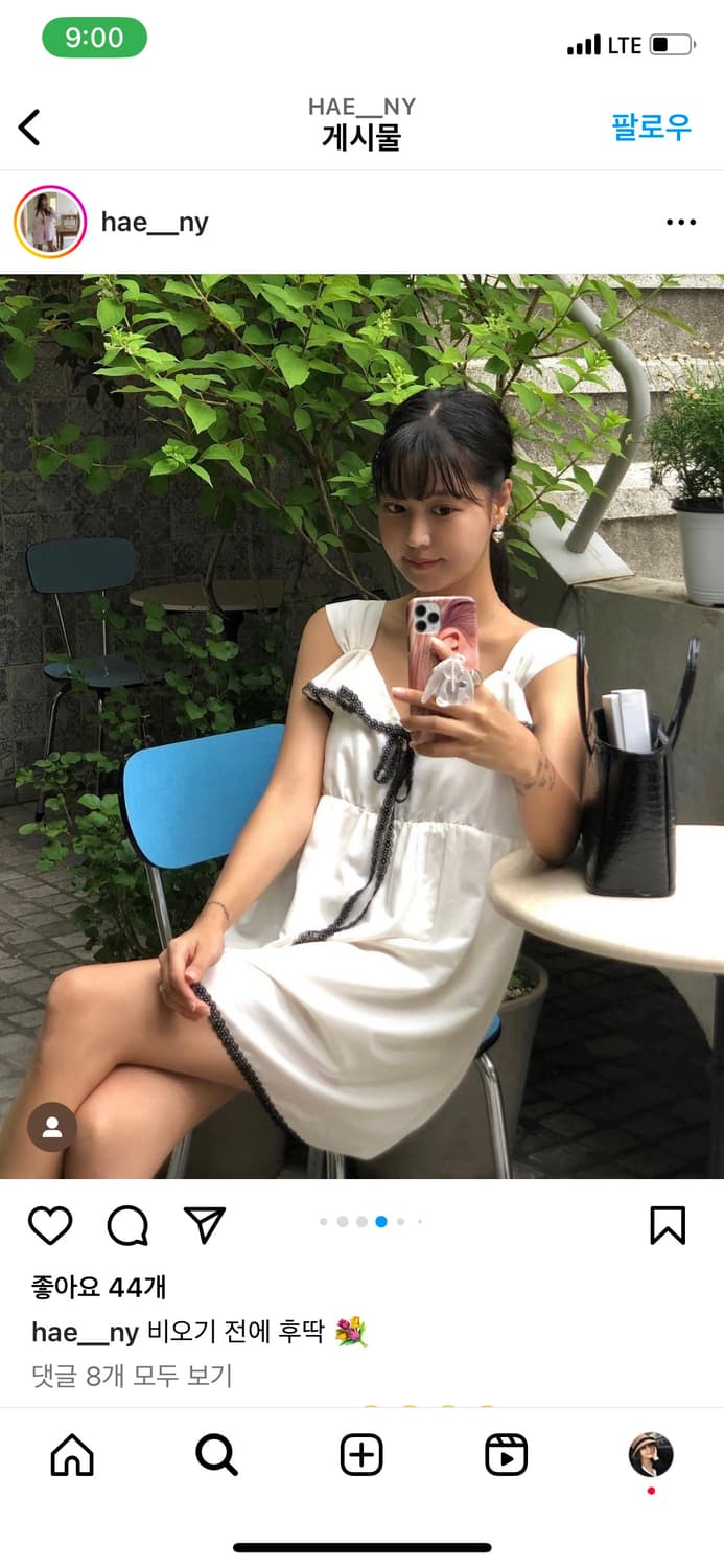 아웁트 레이스 란제리 미니 드레스 원피스 상품이미지4