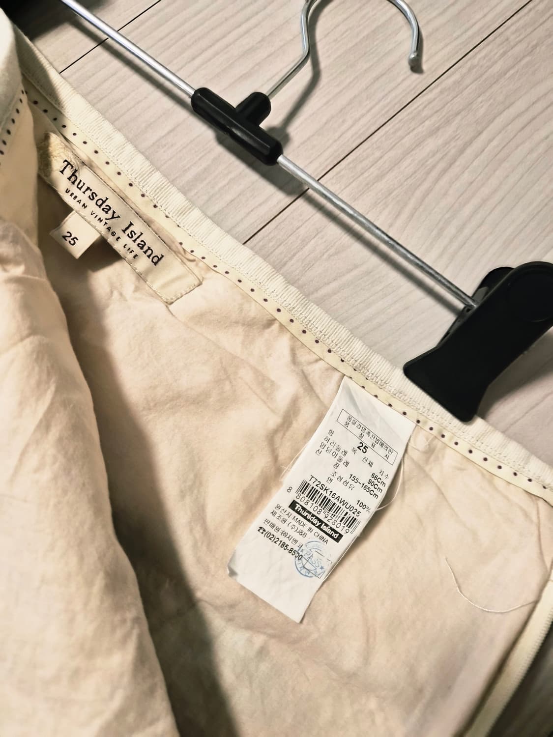 [Thursday Island] 빈티지 무드 레이스 패치워크 스커트 상품이미지3