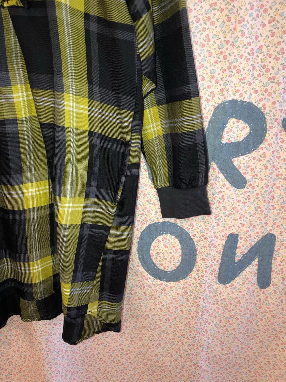 Check frill dress 상품이미지4