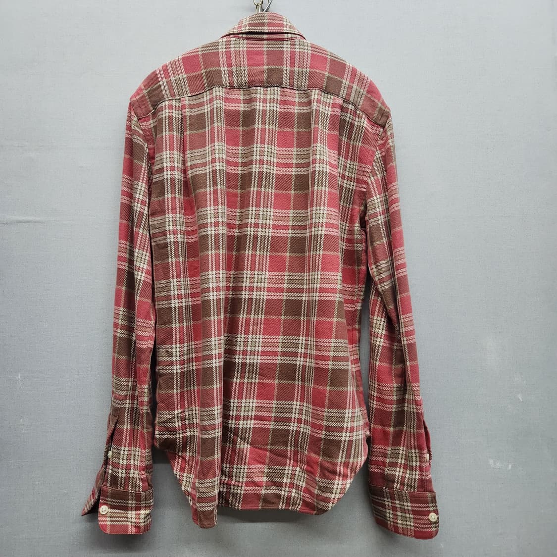 폴로랄프로렌 체크 플란넬 워크 셔츠 2(M) 상품이미지4