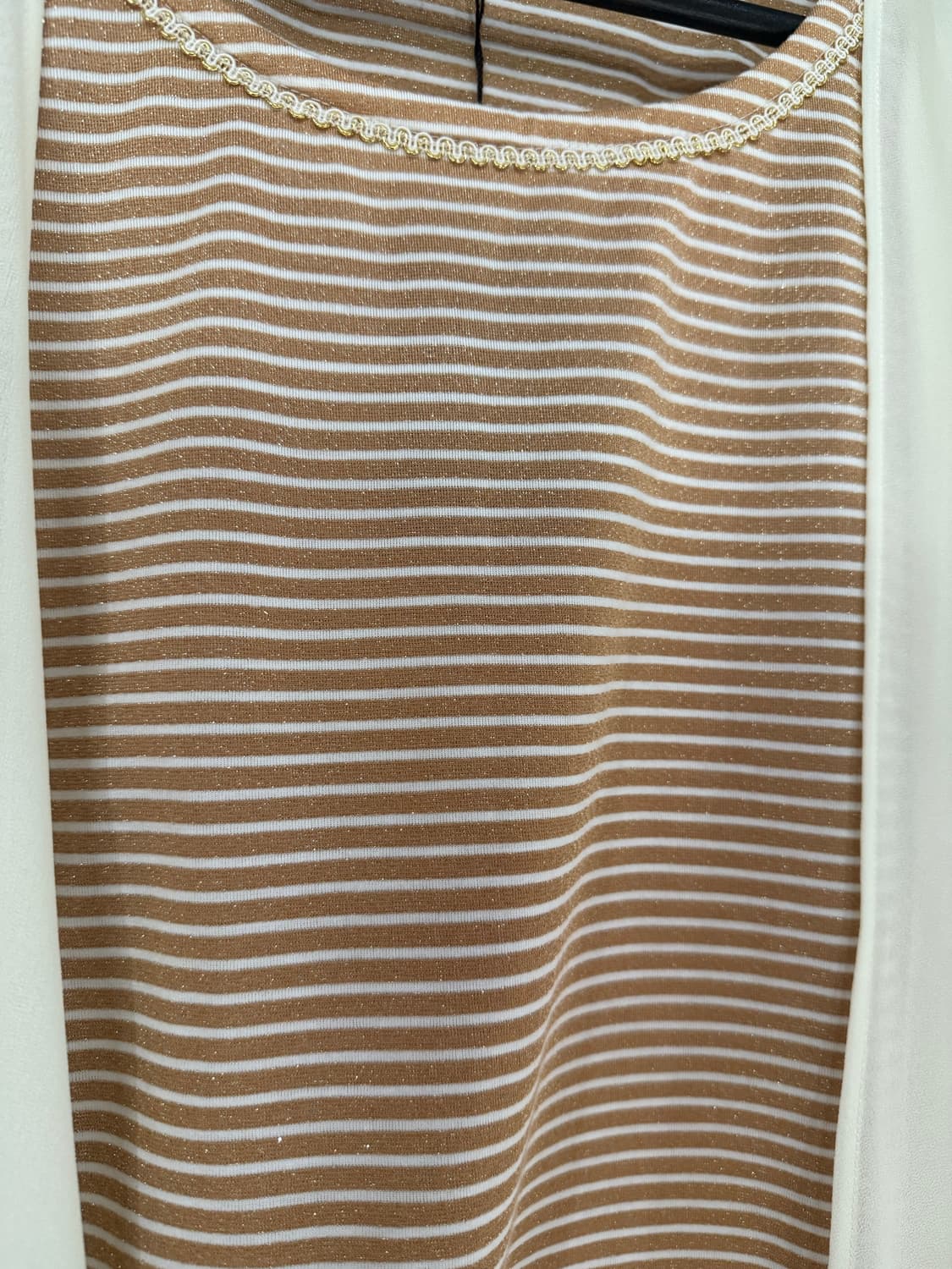 stripe pattern layered cardigan top  상품이미지6