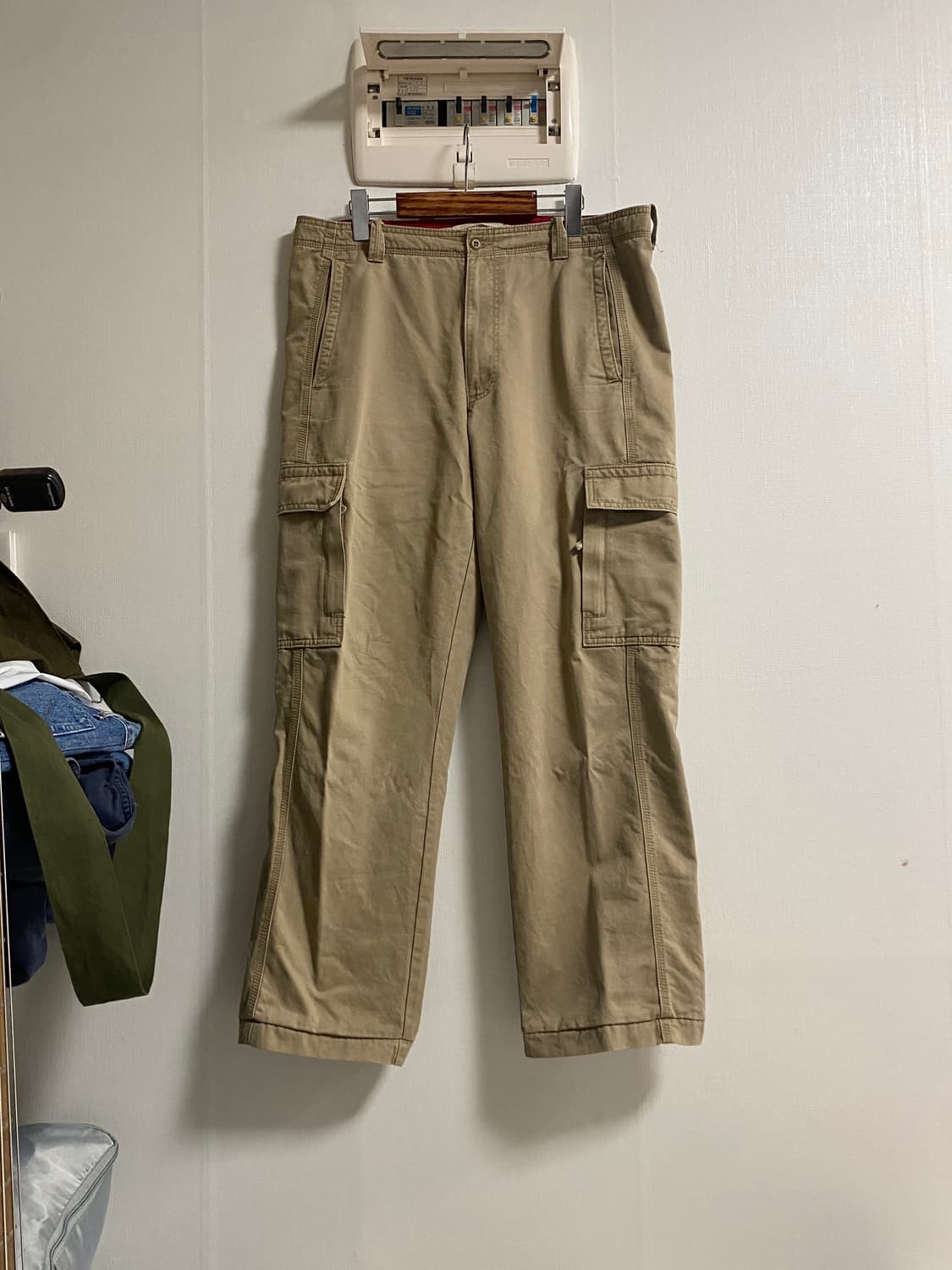 (34)USA 빈티지 브라운 코튼 카고 팬츠 상품이미지1
