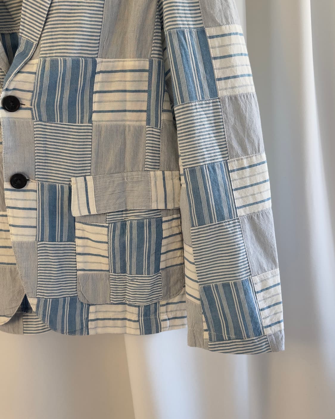 [SEVENDAYS SUNDAY]stripe patchwork blaze 상품이미지2