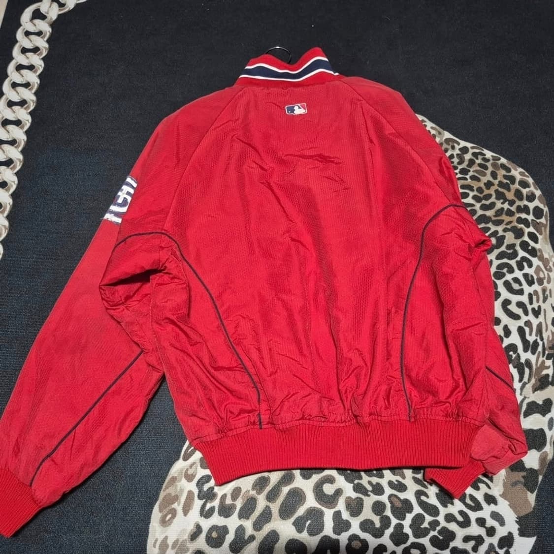 00's 마제스틱 X MLB 세인트루이스 카디널스 덕아웃 오왼 자켓 상품이미지3