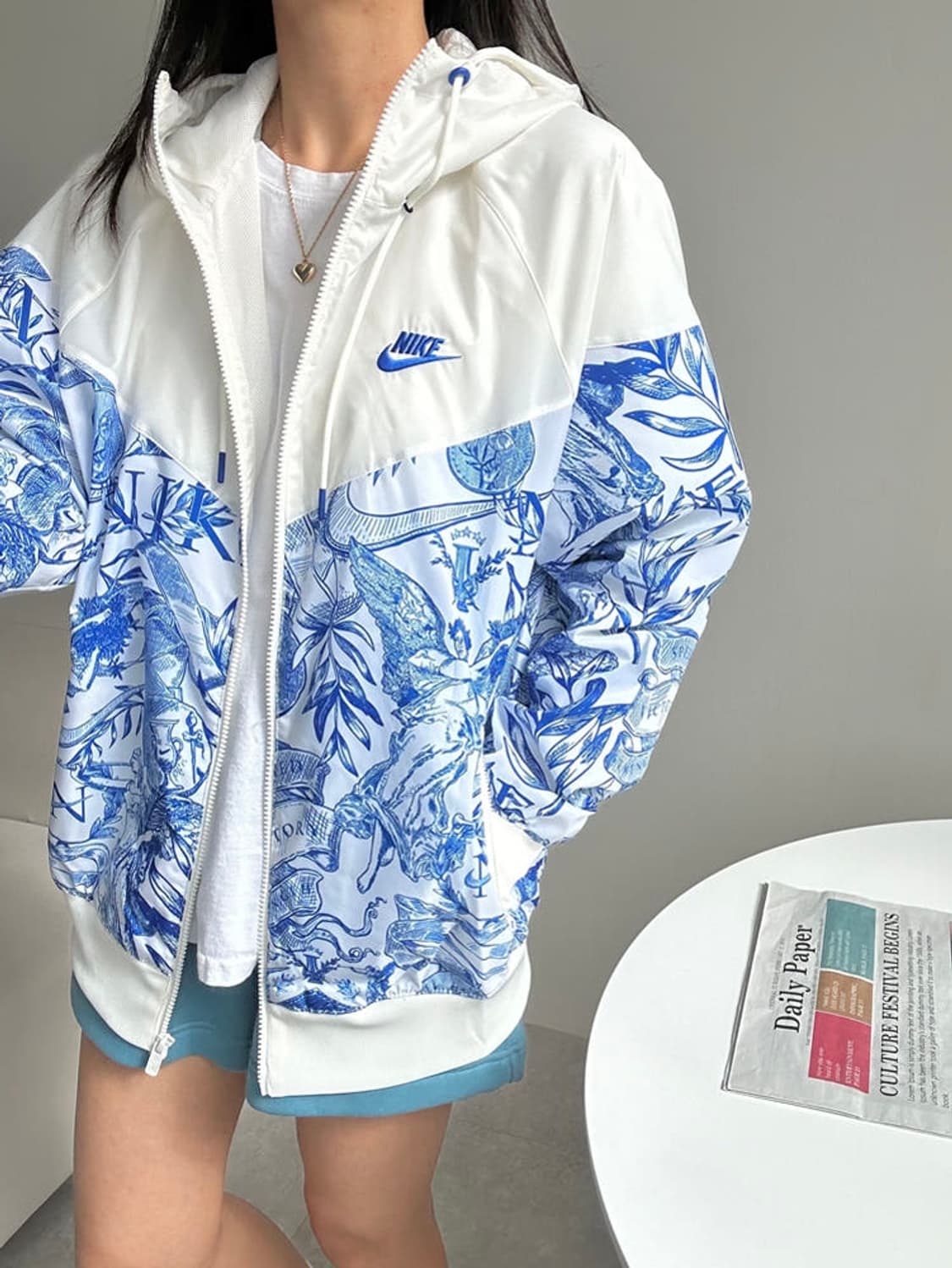 나이키 우븐 toile 후드 바람막이 상품이미지5