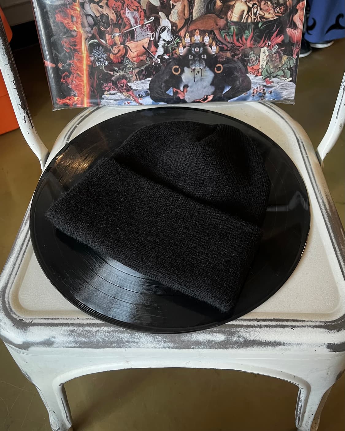 UK Vintage AC/DC Logo Boot Knit Beanie 상품이미지6
