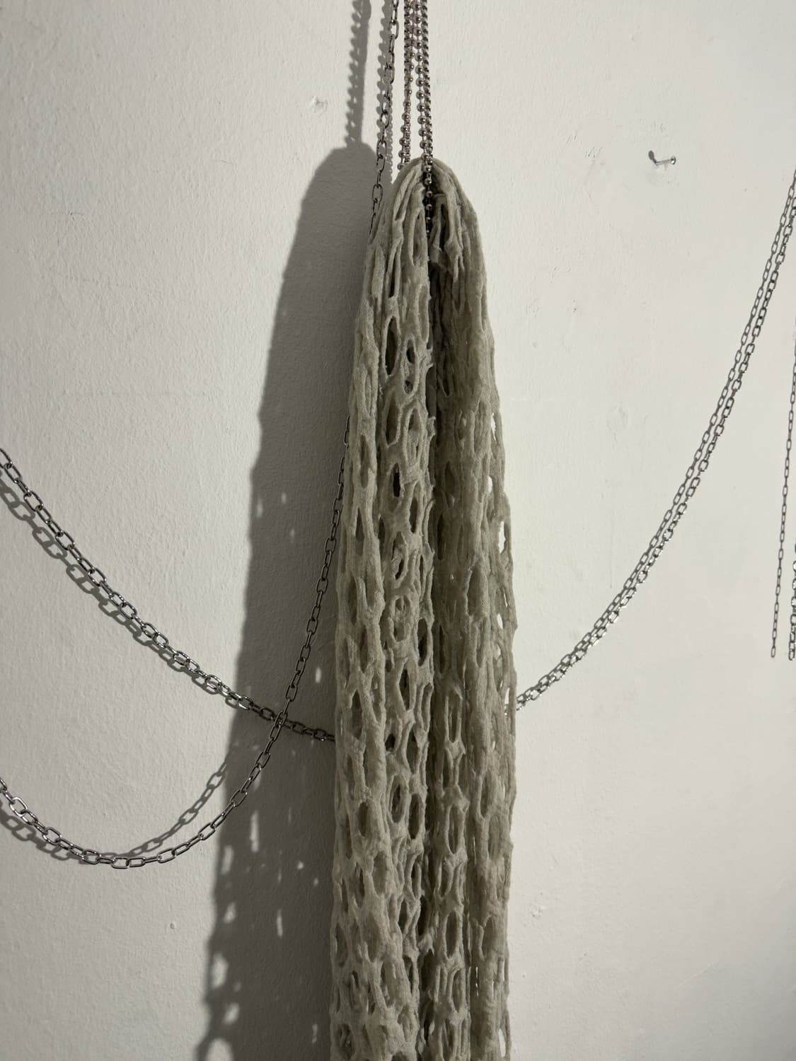 zucca 피쉬넷 메쉬 니트 머플러 상품이미지2