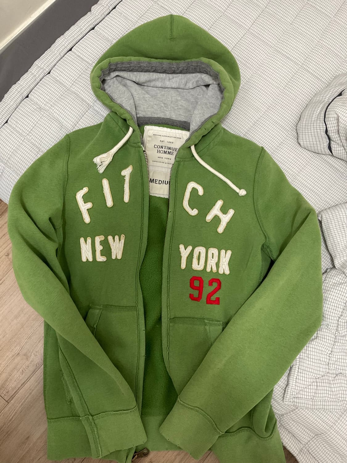 아베크롬비 양홍원 맛 그린 후드집업 상품이미지1