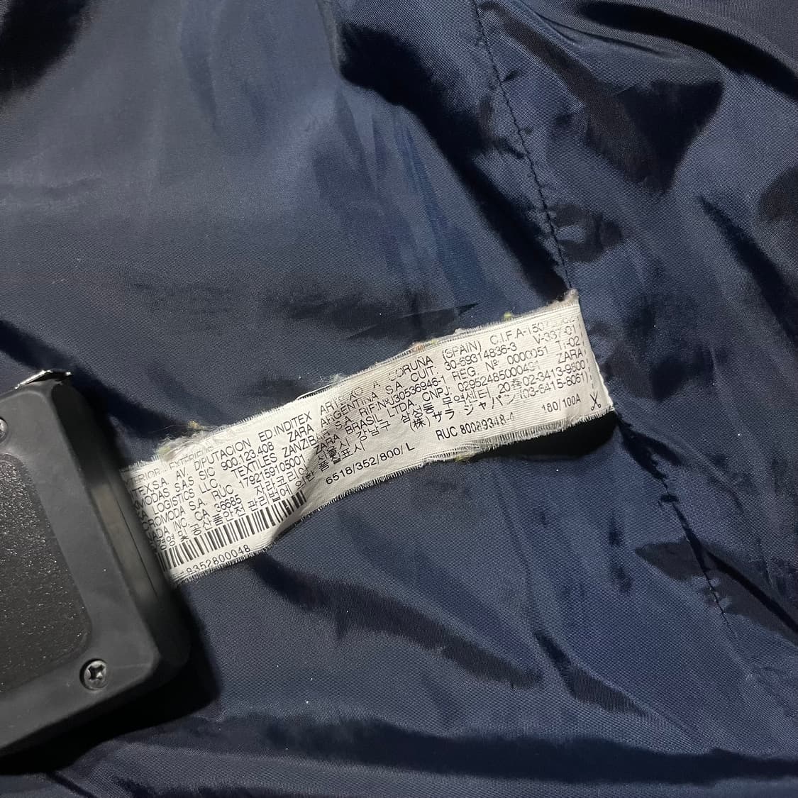 ZARA 자라 퀄팅 집업 라이더 패딩 자켓 상품이미지6