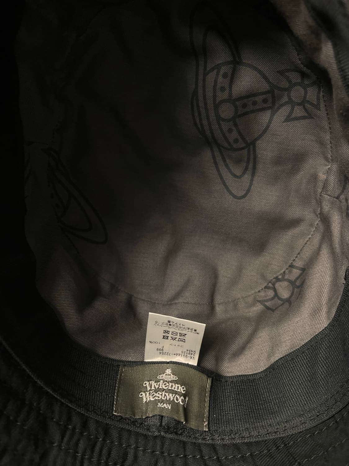 비비안웨스트우드 블랙 버킷햇 상품이미지3