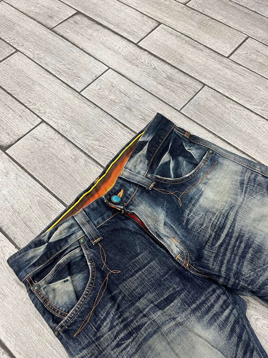 Edwin blue trip 웨스턴 스타일 부츠컷 데님 상품이미지3