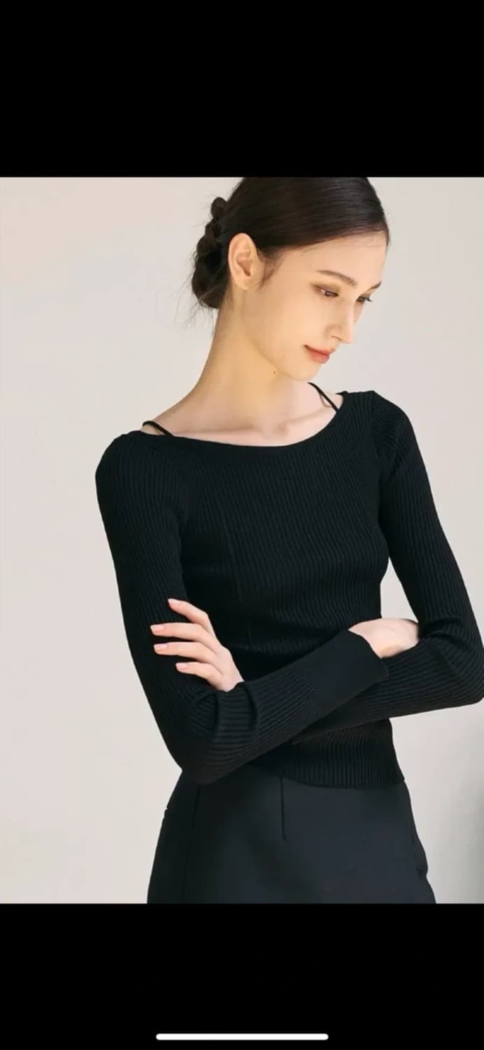 (새상품) 파리앤뉴욕 스트랩니트 상품이미지1